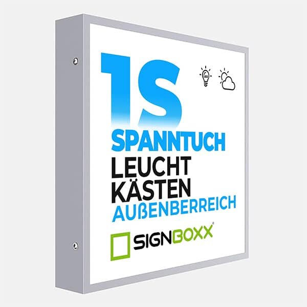 Leuchtkästen Außenbereich