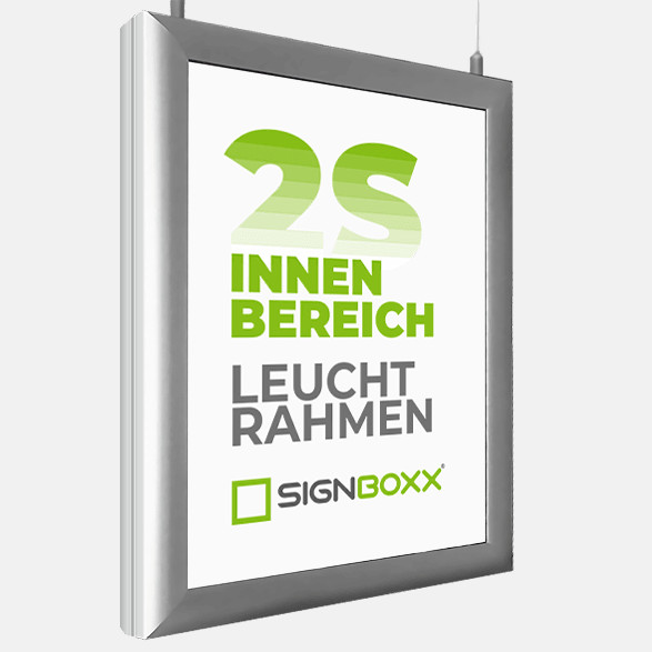 Leuchtrahmen Zweiseitig