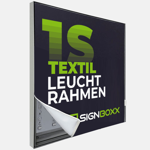 Leuchtrahmen Einseitig