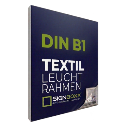 LED-Leuchtrahmen Textil Tiefe 6,5cm