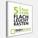 LED-Leuchtrahmen mit Klapprahmen (Diakasten) – einseitig, 5,5 cm Tiefe