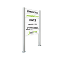 Standschilder Rund 9 mit flexiblem Lamellensystem