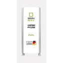 LED Werbepylon Oval – einseitig oder zweiseitig nach Maß