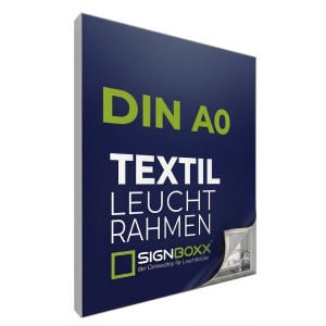 LED-Leuchtrahmen Textil Tiefe 6,5cm