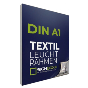 LED-Leuchtrahmen Textil Tiefe 6,5cm