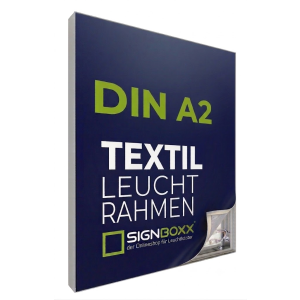 LED-Leuchtrahmen Textil Tiefe 6,5cm