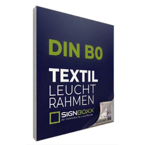 LED-Leuchtrahmen Textil Tiefe 6,5cm