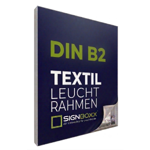 LED-Leuchtrahmen Textil Tiefe 6,5cm