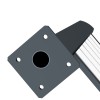 Standschild Elyps 10 mit Lamellensystem