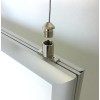 Zweiseitiger LED-Leuchtrahmen – flacher Klapprahmen 3,0 cm Tiefe