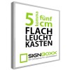 LED-Leuchtrahmen mit Klapprahmen (Diakasten) – einseitig, 5,5 cm Tiefe