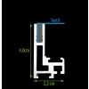 LED-Textil-Leuchtrahmen – einseitiger Leuchtkasten mit 4,0 cm Tiefe