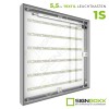 LED-Textil-Leuchtrahmen – einseitig, 5,5 cm Tiefe nach Maß