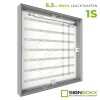 LED-Leuchtrahmen Textil - einseitig - Tiefe 6,5cm 