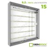 Leuchtrahmen Textil: LED-Textil-Leuchtkasten – einseitig, 8,5 cm Tiefe