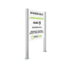 Standschilder Rund 9 mit flexiblem Lamellensystem