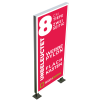 Werbepylon Unbeleuchtet Gerade Flach für den Außenbereich