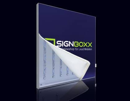 Leuchtreklame Leuchtkasten einseitig und zweiseitig